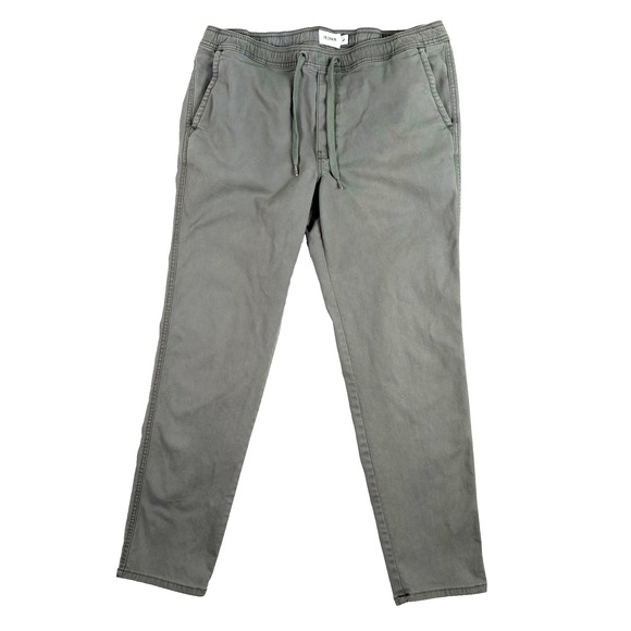 Hudson Jeans Other - HUDSON Jogger Pants Men's Size Large Army Green Drawstring‎ Stretch Relaxed Fit